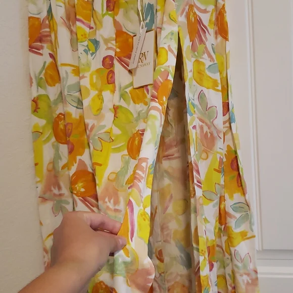 🔥NWT Runaway Zola maxi skirt citrus print - Picture 3 of 3